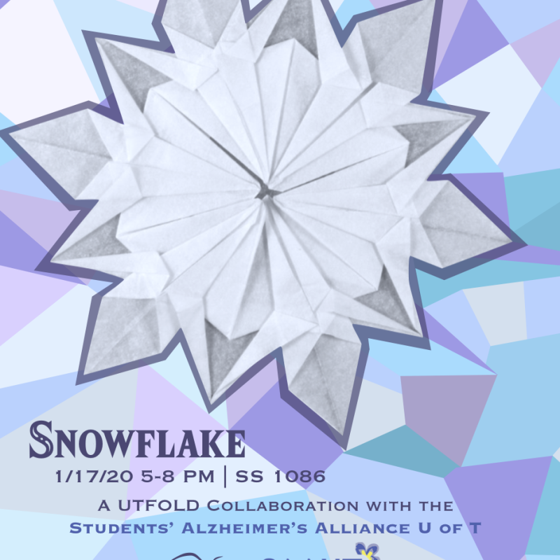 Origami Snowflake Collab with SAAUT