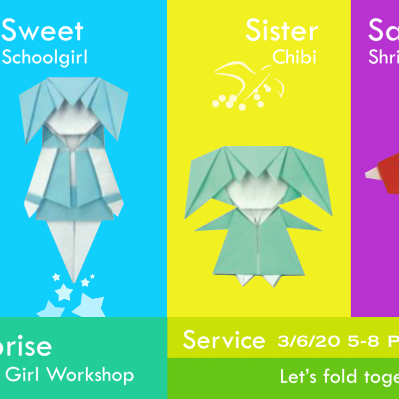 Origami Anime Girl