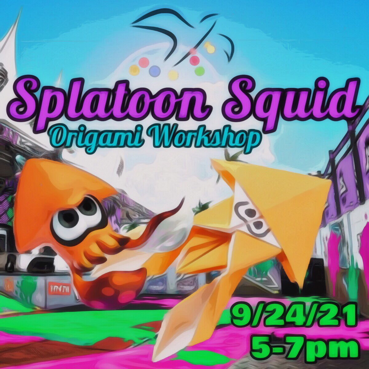 September Splatoon Squids Workshop!!! くコ:彡 ￼