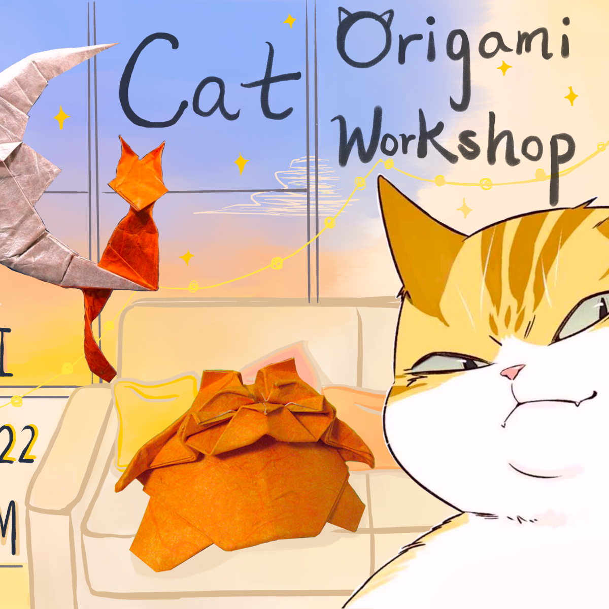 Cat Origami Workshop! ^>ܫ< ^