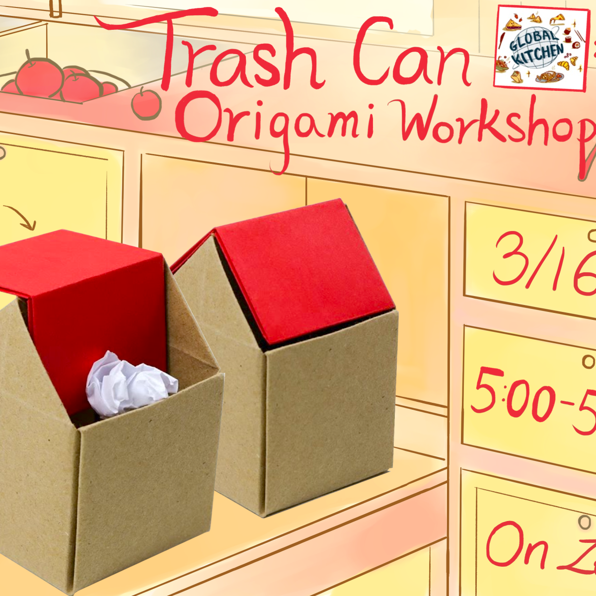 Trash Can Workshop! UofT x Global Kitchen